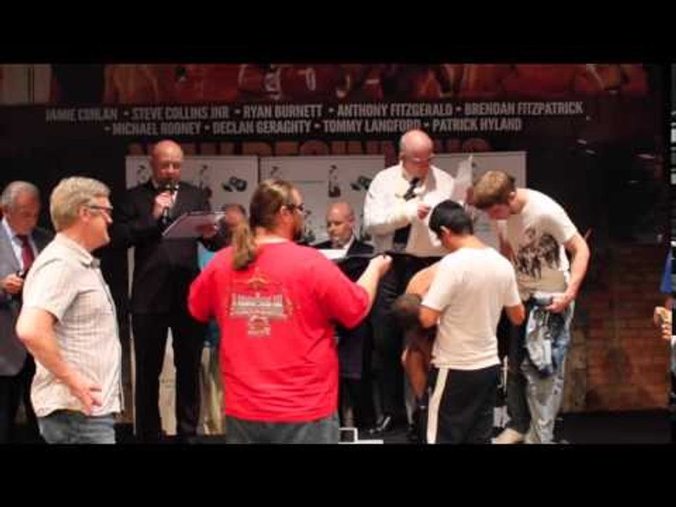 TOMMY LONGFORD v JULIO CESAR AVALOS OFFICIAL WEIGH IN & HEAD TO HEAD / iFL TV