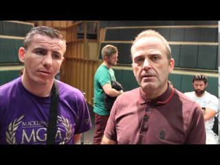 STEVE LILLIS & PETER McDONAGH MAKE TIME TO CATCH UP WITH iFL TV IN DUBLIN