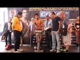 PAUL BUTLER v GUSTAVO MOLINA OFFICIAL WEIGH IN & HEAD TO HEAD / TURBO