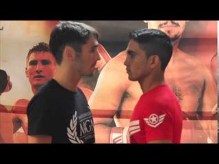 JAMIE CONLAN v JUNIOR GRANADOS OFFICIAL FACE TO FACE FOOTAGE / MGM MARBELLA - DUBLIN