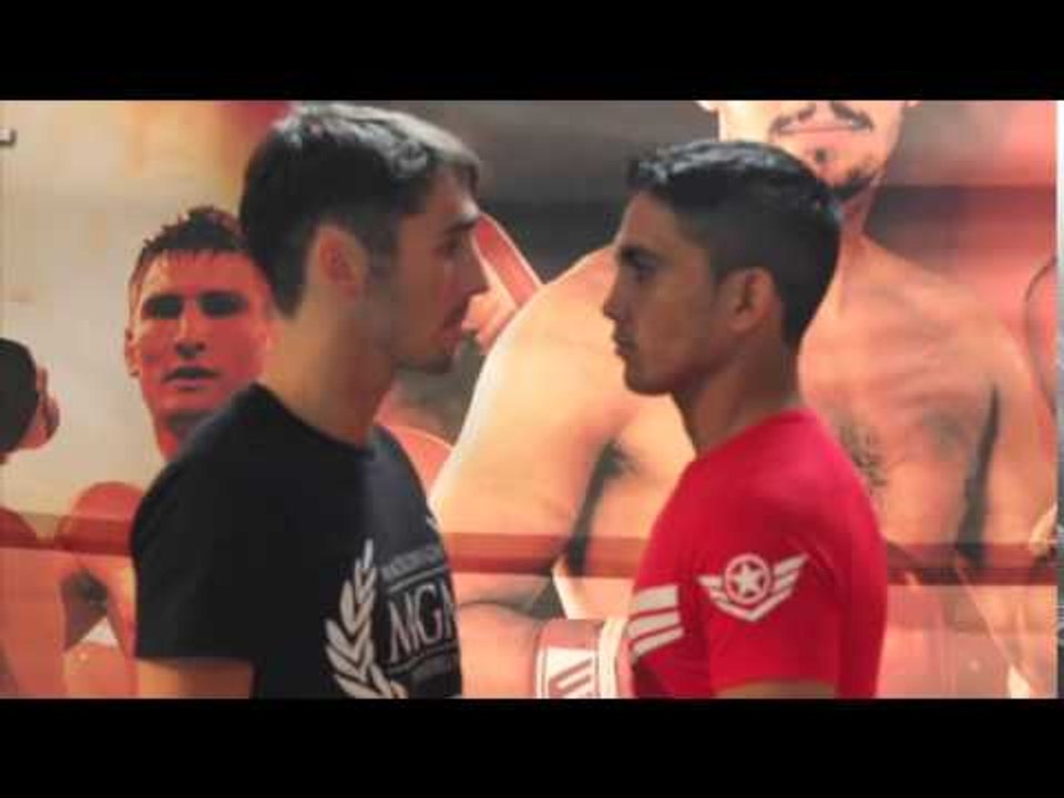 JAMIE CONLAN v JUNIOR GRANADOS OFFICIAL FACE TO FACE FOOTAGE / MGM MARBELLA - DUBLIN