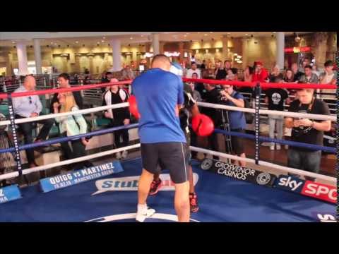 MARTIN MURRAY FULL PUBLIC MEDIA WORKOUT WITH TRAINER OLIVER HARRISON / iFL TV