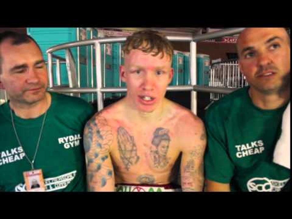 TOMMY CARUS REACTS TO HIS DRAW WITH TOM STALKER OVER 8 ROUNDS / TURBO
