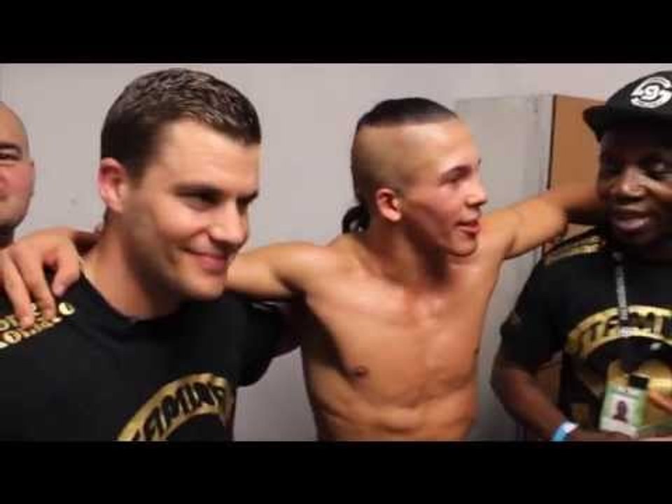 ROMEO ROMAEO & TEAM POST FIGHT INTERVIEW AFTER 1st FIGHT IN LIGHTWEIGHT DIVISION'