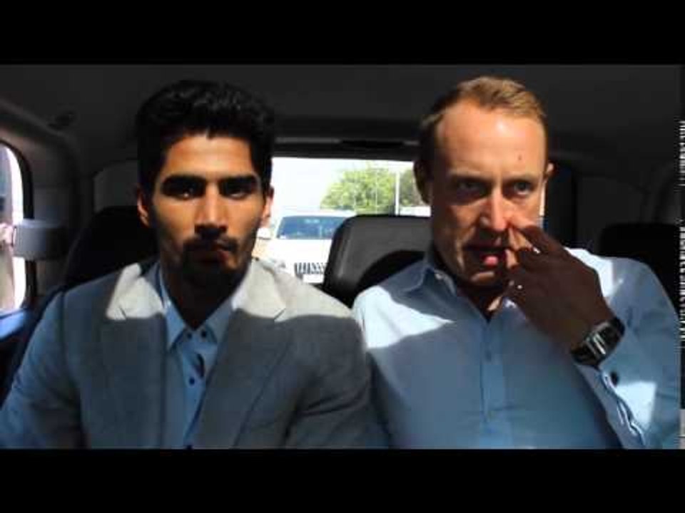 ON THE ROAD - INDIAN SUPER STAR VIJENDER SINGH & FRANCIS WARREN TALK TO HELDER FOR CASSIUS & HELDER