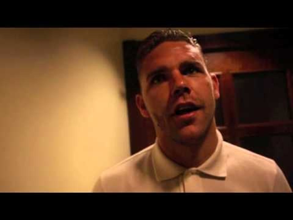 BILLY JOE SAUNDERS - 'ANDY LEE'S A NICE FELLA, I JUST WANT TO BEAT HIM UP WELL BAD' / THE SHOWDOWN