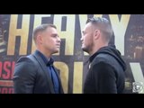 RICKY BOYAN v DANNY CASSIUS CONNOR - HEAD TO HEAD @ PRESS CONFERENCE / HEAVY DUTY