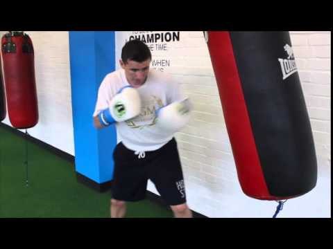 PETER McDONAGH HEAVY BAG WORK OUT @ GO FIT GO BOX GYM / iFL TV,