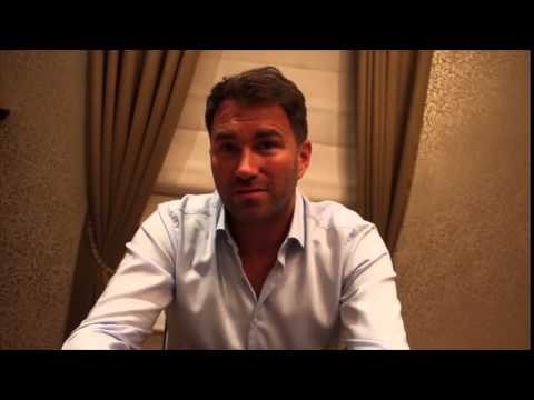 EDDIE HEARN ON GAVIN-EGGINGTON, McDONNELL, BROOK, QUIGG-DONAIRE-FRAMPTON, & FRANK WARREN / BIDS