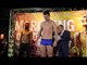 LUKE KEELER v JASON BALL - OFFICIAL WEIGH (FROM LEEDS) / MARCHING ON TOGETHER