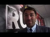 EDDIE HEARN REACTS TO CAMPBELL'S STOPPAGE WIN OVER COYLE & WINS FOR BRIAN ROSE / DILLIAN WHYTE