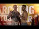 ARFAN IQBAL v ROLANDAS CESNA - OFFICIAL WEIGH IN (FROM LEEDS) / MARCHING ON TOGETHER