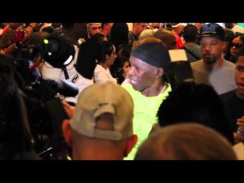 FLOYD MAYWEATHER SR GRAND ARRIVAL @ MGM LAS VEGAS / MAYWEATHER v BERTO