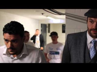 TYSON FURY WALKS ISAAC TURBO LOWE INTO THE RING - RANDOM FUNNY VIDEO