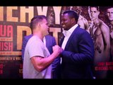 DILLIAN WHYTE v BRIAN MINTO - HEAD TO HEAD @ FINAL PRESS CONFERENCE / HEAVY DUTY