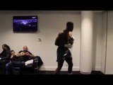 ANTHONY JOSHUA PRE-FIGHT (v GARY CORNISH) SHADOW BOXING & SKIPPING IN DRESSING ROOM / HEAVY DUTY