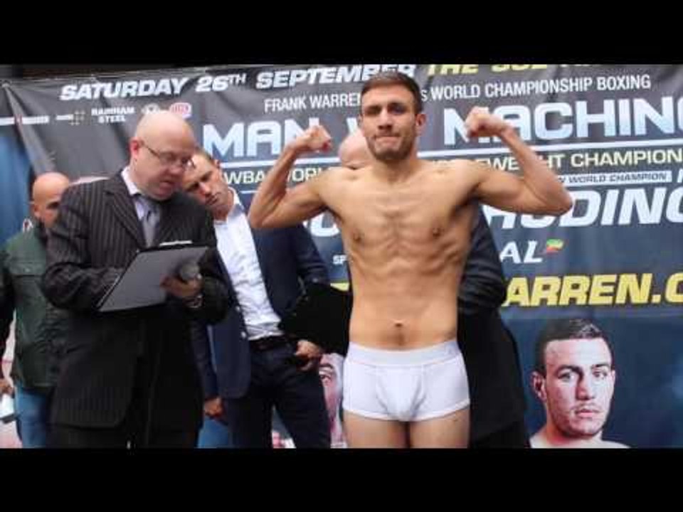 LEWIS PETTITT v BOBBY JENKINSON OFFICIAL WEIGH IN & HEAD TO HEAD / MAN VS MACHINE
