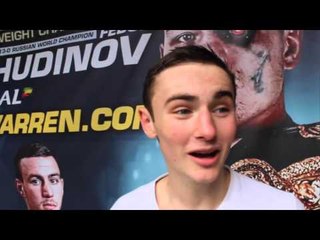 BABY FACED BEN 'BOY' JONES JR READY TO IMPRESS @ WEMBLEY ON CHUDINOV v BUGLIONI / MAN VS MACHINE