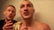 RYAN WALSH CLAIMS BRITISH TITLE WITH SD WIN OVER MOUNEIMNE - POST FIGHT INTERVIEW (W/ WALSH BROS)