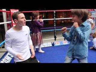 BOY JONES JR SHOWS WHAT A GREAT ROLE MODEL HE IS TOO THE YOUNGER FANS / MAN VS MACHINE