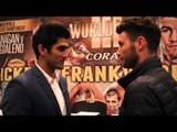 VIJENDER SINGH (PRO-DEBUT) v SONNY WHITING - HEAD TO HEAD @ FINAL PRESS CONFERENCE / WORLD WAR 3