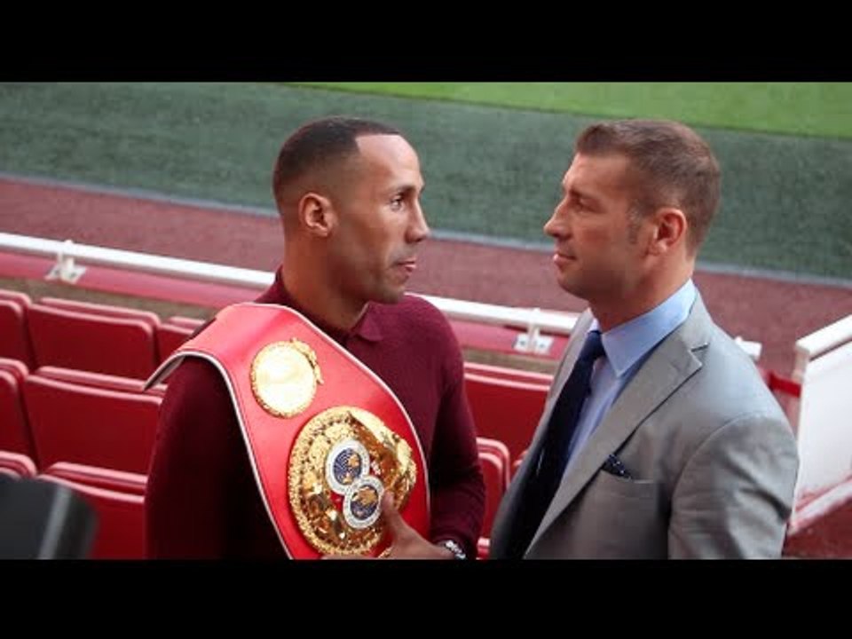 JAMES DeGALE v LUCIAN BUTE - HEAD TO HEAD @ EMIRATES STADIUM PITCH (ARSENAL) / NOVEMBER 28TH 2015