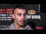 DAVID LEMIEUX - 'THE EYES DON'T LIE! WHEN I LOOKED INTO GOLOVKIN'S EYES, I SAW CAUTION'