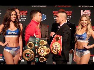 GENNADY GOLOVKIN v DAVID LEMIEUX - HEAD TO HEAD @ MADISON SQUARE GARDEN / FINAL PRESS CONFERENCE