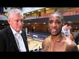 ANDREW ROBINSON POST FIGHT INTERVIEW WITH PROMOTER PJ ROWSON & NOW TARGETS  TOMMY LANGFORD