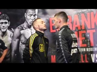 LEIGH WOOD v JOSH WALE - HEAD TO HEAD @ FINAL PRESS CONFERENCE IN SHEFFIELD