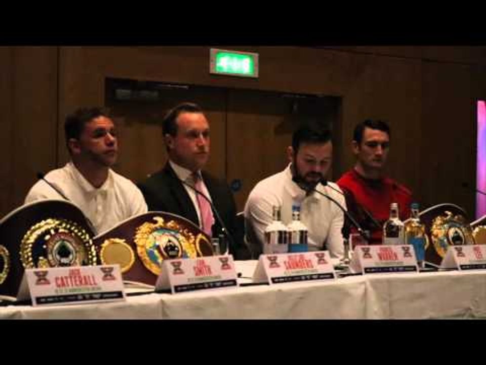 'THE XMAS CRACKER' PRESS CONFERENCE WITH ANDY LEE v BILLY JOE SAUNDERS, LIAM SMITH & TOMMY LANGFORD