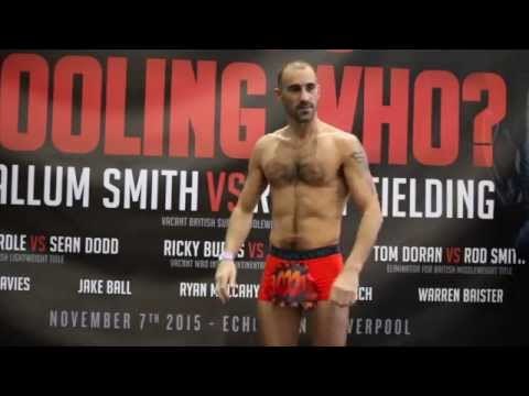 SCOTT CARDLE v SEAN 'MASHER' DODD - OFFICIAL WEIGH IN FROM LIVERPOOL / WHO'S FOOLING WHO?