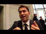 EDDIE HEARN ON CARL FRAMPTON v SCOTT QUIGG BEING CONFIRMED FOR 27th FEB (2016) IN MANCHESTER