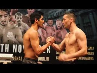 VIJENDER SINGH v DEAN GILLEN OFFICIAL WEIGH IN & HEAD TO HEAD
