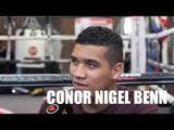 CONOR BENN ON WHY HIM & HIS FATHER NIGEL WILL TAKE THE OPPOSITE BOXING APPROACH TO THE EUBANKS.