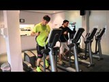 BROTHERS MITCHELL SMITH & JEZ SMITH DOING SOME CARDIO WORK @ PRO SW GYM