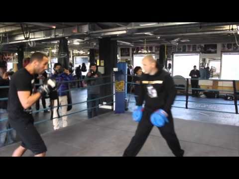 TECHNIQUE & SPEED - IBF WORLD CHAMPION JAMES DeGALE PAD WORK WITH JIM McDONNELL / DeGALE v BUTE