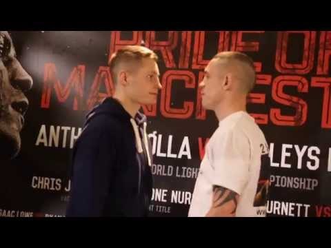 RYAN BURNETT v JASON BOOTH - HEAD TO HEAD @ FINAL PRESS CONFERENCE / PRIDE OF MANCHESTER