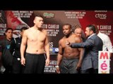HEAVYWEIGHT CLASH!!! - ZHILEI ZHANG v JUAN GOODE OFFICIAL WEIGH IN & HEAD TO HEAD / COTTO v CANELO