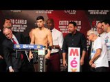 SHOCK FIGHT OFF !!! RANDY CABALLERO FAILS TO MAKE WEIGHT v LEE HASKINS - COTTO v CANELO