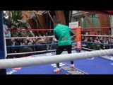 KELL BROOK PUBLIC WORKOUT FOOTAGE (SHADOW BOXING) IN SHEFFIELD / ALL OF THE LIGHTS