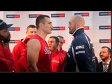 WLADIMIR KLITSCHKO v TYSON FURY - FULL INTENSE WEIGH IN VIDEO (FROM GERMANY)