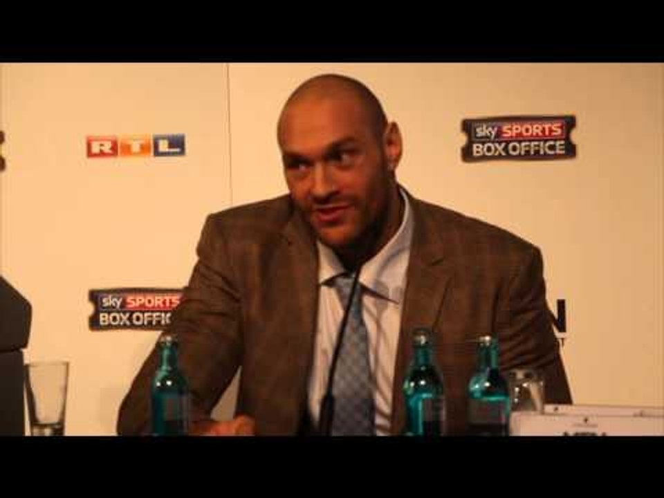 TYSON FURY - 'PEOPLE MAY THINK I'M CRAZY - BUT THIS WILL BE AN EASY FIGHT FOR ME' / KLITSCHKO v FURY