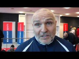 PETER FURY  - 'TYSON FURY CAN MATCH WLADIMIR KLITSCHKO WITH THE JAB ALL NIGHT'