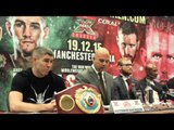 LIAM SMITH & JIMMY KELLY BEGIN A WAR OF WORDS @ PRESS CONFERENCE IN MANCHESTER / XMAS CRACKER