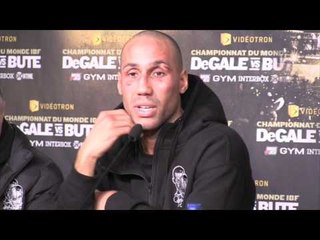 JAMES DeGALE v LUCIAN BUTE - POST FIGHT PRESS CONFERENCE WITH EDDIE HEARN /JAMES DeGALE/ BUTE