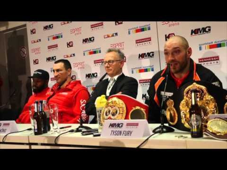 TYSON FURY - 'I WOULD BE HAPPY TO REMATCH WLADIMIR KLITSCHKO IN GERMANY' / KLITSCHKO v FURY