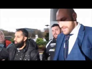 ABSOLUTELY CRAZY! - TYSON FURY ARRIVES TO HOMECOMING PRESS CONFERENCE IN BOLTON TO MENTAL TURNOUT