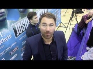 'I COULDN'T THINK OF ANYTHING WORSE THAN BEING HIT BY THAT! - EDDIE HEARN WATCHES JOSHUA TRAIN