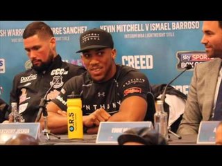 HEATED!!! ANTHONY JOSHUA & DILLIAN WHYTE UNBELIEVABLE PRESS CONFERENCE EXCHANGE / BAD INTENTIONS